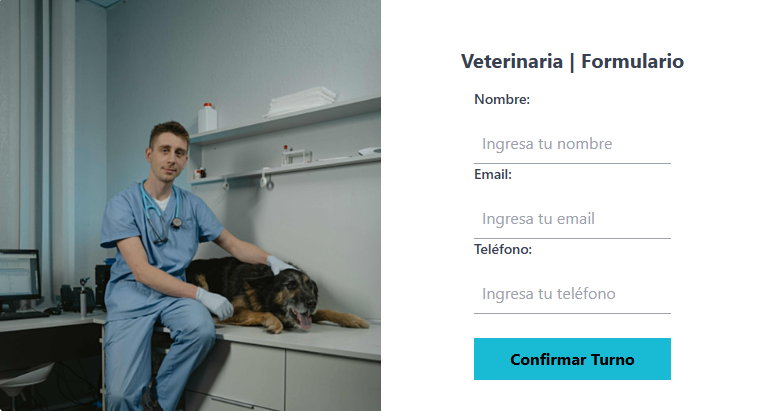 formulario veterinaria