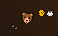 Teddy and cookie cursor